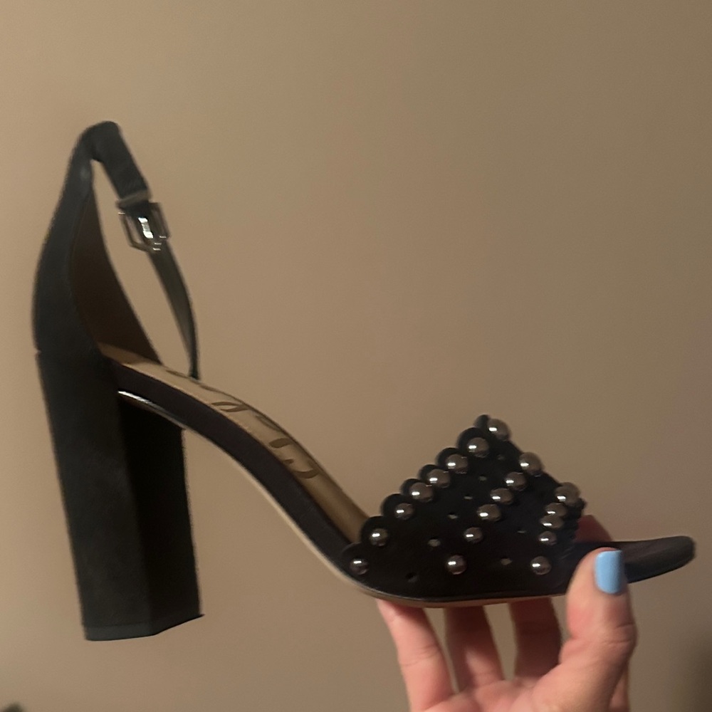 Sam Edelman studded block heel